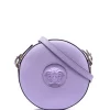 ( Nouvelle Collection ) Versace Sac Porté épaule La Medusa à Design Rond 1L59V LILAC