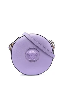 ( Nouvelle Collection ) Versace Sac Porté épaule La Medusa à Design Rond 1L59V LILAC
