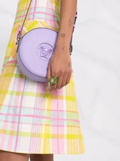 ( Nouvelle Collection ) Versace Sac Porté épaule La Medusa à Design Rond 1L59V LILAC -Pas Cher Versace Boutique 17323246 36988498 600