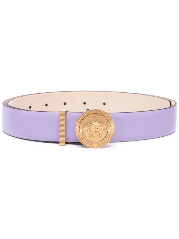 ( Nouvelle Collection ) Versace 1L57V PURPLE Ceinture La Medusa à Boucle Logo Femme 1 ( Nouvelle Collection ) Versace 1L57V PURPLE Ceinture La Medusa à Boucle Logo Femme