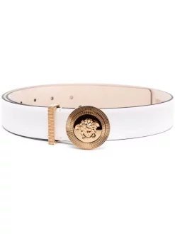 Versace KVO0A WHITE Ceinture à Boucle Medusa Femme