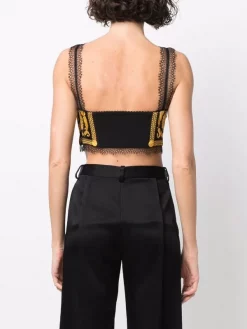 Versace Brassière à Imprimé Barocco Femme -Pas Cher Versace Boutique 17323259 36652231 600