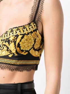 Versace Brassière à Imprimé Barocco Femme -Pas Cher Versace Boutique 17323259 36653225 600