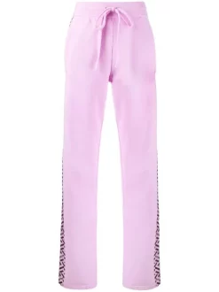 ( Nouvelle Collection ) Versace 1PB90 PINK Pantalon De Jogging La Greca Femme