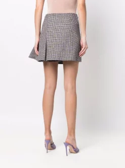 ( Nouvelle Collection ) Versace Minijupe En Tweed à Boucle Logo 6L110 ORCHID + BLUE + PINEAPPLE -Pas Cher Versace Boutique 17323264 38404695 600