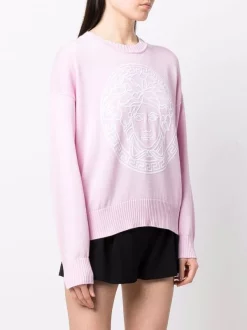 ( Nouvelle Collection ) Versace 1PB90 PINK Pull à Motif Medusa Head Femme -Pas Cher Versace Boutique 17323283 37162862 600