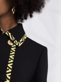 ( Nouvelle Collection ) Versace Manteau La Greca à Boutonnière Croisée 2B850 BLACK+PINEAPPLE 10 ( Nouvelle Collection ) Versace Manteau La Greca à Boutonnière Croisée 2B850 BLACK+PINEAPPLE -Pas Cher Versace Boutique 17323290 37892001 600