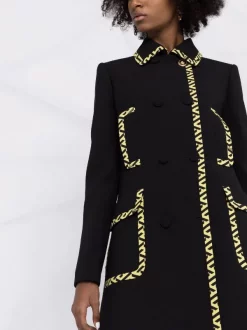 ( Nouvelle Collection ) Versace Manteau La Greca à Boutonnière Croisée 2B850 BLACK+PINEAPPLE 12 ( Nouvelle Collection ) Versace Manteau La Greca à Boutonnière Croisée 2B850 BLACK+PINEAPPLE -Pas Cher Versace Boutique 17323290 37919296 600