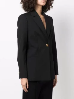 ( Nouvelle Collection ) Versace Blazer à Plaque Medusa 1B000 BLACK -Pas Cher Versace Boutique 17323291 37441628 600