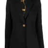 ( Nouvelle Collection ) Versace Blazer à Plaque Medusa 1B000 BLACK