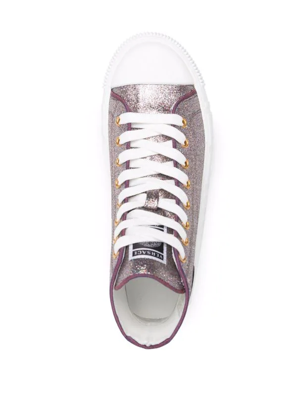 ( Nouvelle Collection ) Versace Baskets Montantes Medusa Head 2X04V MULTICOLOR+WHITE+VERSACEGOLD 4 ( Nouvelle Collection ) Versace Baskets Montantes Medusa Head 2X04V MULTICOLOR+WHITE+VERSACEGOLD – Image 4