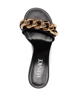 ( Nouvelle Collection ) Versace Mules Medusa Chain 1B00V NERO - ORO VERSACE 7 ( Nouvelle Collection ) Versace Mules Medusa Chain 1B00V NERO - ORO VERSACE -Pas Cher Versace Boutique 17323298 37202159 600