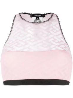 ( Nouvelle Collection ) Versace Soutien-gorge à Imprimé Greca Femme