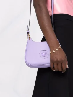Versace Sac à Bandoulière La Medusa 1L59V PURPLE -Pas Cher Versace Boutique 17331878 36969522 600