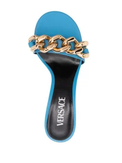 ( Nouvelle Collection ) Versace Mules Medusa à Détails De Maillons Femme -Pas Cher Versace Boutique 17332960 37851066 600