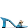 ( Nouvelle Collection ) Versace Mules Medusa à Détails De Maillons Femme