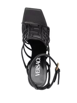 Versace 1B00V NERO ORO VERSACE Sandales Greca 150 Mm Femme 7 Versace 1B00V NERO ORO VERSACE Sandales Greca 150 Mm Femme -Pas Cher Versace Boutique 17332974 37703353 600