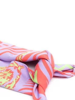( Nouvelle Collection ) Versace 5R140 CORAL+ORCHID Serre-tête à Imprimé Abstrait Femme -Pas Cher Versace Boutique 17332982 37402193 600