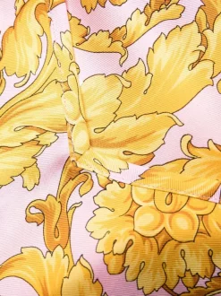 Versace 5P220 CANDY+ORO Débardeur En Soie à Imprimé Barocco Femme -Pas Cher Versace Boutique 17332983 36551080 600
