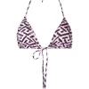 ( Nouvelle Collection ) Versace Haut De Bikini à Motif Monogrammé Femme