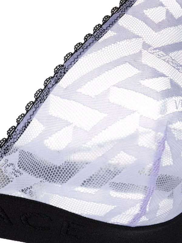( Nouvelle Collection ) Versace Soutien-gorge En Dentelle 1L720 PURPLE 3 ( Nouvelle Collection ) Versace Soutien-gorge En Dentelle 1L720 PURPLE – Image 3