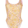 ( Nouvelle Collection ) Versace Maillot De Bain à Imprimé Baroque Femme