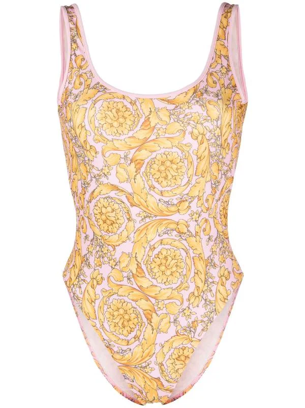 ( Nouvelle Collection ) Versace Maillot De Bain à Imprimé Baroque Femme 1 ( Nouvelle Collection ) Versace Maillot De Bain à Imprimé Baroque Femme