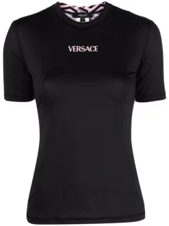 ( Nouvelle Collection ) Versace T-shirt à Logo Imprimé Femme