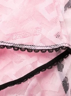 ( Nouvelle Collection ) Versace 1PB90 PINK Culotte En Dentelle à Imprimé La Greca Femme -Pas Cher Versace Boutique 17333718 38107376 600