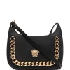 ( Nouvelle Collection ) Versace Sac Porté épaule Medusa Head 1B00V BLACK + VERSACE GOLD