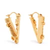 ( Nouvelle Collection ) Versace 3J000 VERSACE GOLD Boucles D'oreilles Virtus Barocco Femme