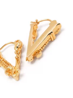 ( Nouvelle Collection ) Versace 3J000 VERSACE GOLD Boucles D'oreilles Virtus Barocco Femme -Pas Cher Versace Boutique 17333727 37858343 600