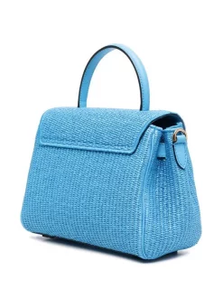 Versace 1U38V BLUE Sac à Main La Medusa En Raphia Femme -Pas Cher Versace Boutique 17333741 37725667 600