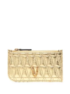 ( Nouvelle Collection ) Versace Porte-cartes Virtus 1X00V GOLD VERSAGE GOLD