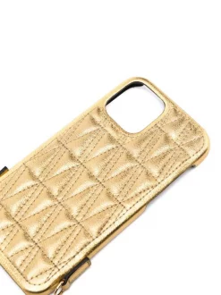 ( Nouvelle Collection ) Versace Coque D'iPhone 12 Matelassée En Cuir Femme -Pas Cher Versace Boutique 17333751 36226381 600