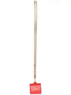 ( Nouvelle Collection ) Versace étui Pour écouteurs à Plaque Logo Femme