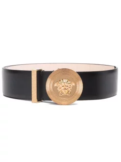 Versace Ceinture La Medusa à Boucle Logo Femme