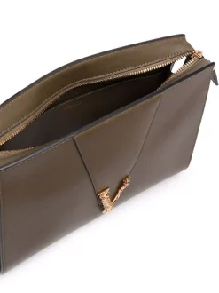 ( Nouvelle Collection ) Versace 1K25V GREEN Sac à Bandoulière Virtus Femme -Pas Cher Versace Boutique 17333759 37710230 600