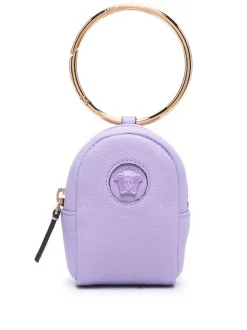 ( Nouvelle Collection ) Versace Portefeuille En Cuir à Motif Medusa 1L59V LILAC-LILAC-VERSACE GOLD