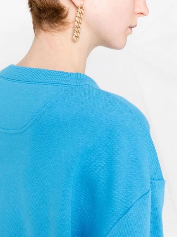 ( Nouvelle Collection ) Versace 1V440 SKY Sweat En Coton à Logo Imprimé Femme 3 ( Nouvelle Collection ) Versace 1V440 SKY Sweat En Coton à Logo Imprimé Femme – Image 3