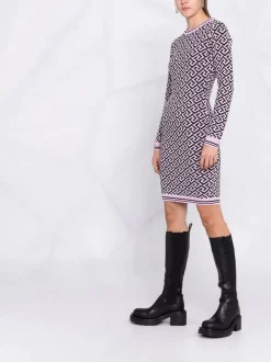 ( Nouvelle Collection ) Versace Robe La Greca Mi-longue Femme -Pas Cher Versace Boutique 17333781 36903702 600