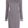 ( Nouvelle Collection ) Versace Robe La Greca Mi-longue Femme