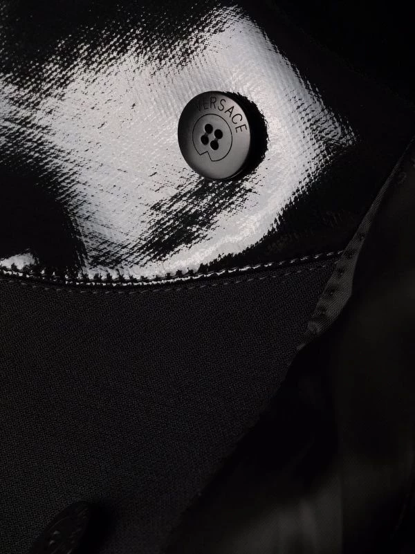 ( Nouvelle Collection ) Versace 1B000 BLACK Manteau Medusa En Laine Femme 6 ( Nouvelle Collection ) Versace 1B000 BLACK Manteau Medusa En Laine Femme – Image 6