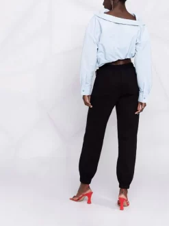 ( Nouvelle Collection ) Versace Pantalon De Jogging à Logo Appliqué Femme -Pas Cher Versace Boutique 17333783 37051023 600