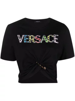 ( Nouvelle Collection ) Versace T-shirt à Détail D'épingle Femme