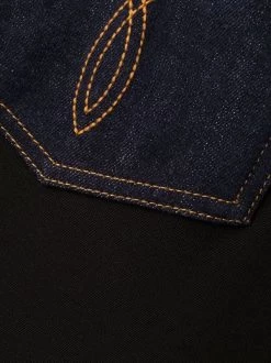 ( Nouvelle Collection ) Versace Jean Skinny à Taille Mi-haute 2D400 NAVY -Pas Cher Versace Boutique 17333786 37440813 600