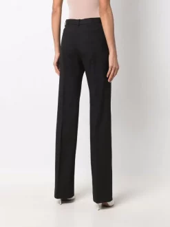 ( Nouvelle Collection ) Versace 1B000 BLACK Pantalon De Tailleur Ample à Pinces Femme -Pas Cher Versace Boutique 17333799 37712906 600