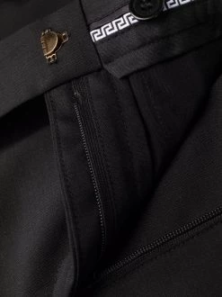 ( Nouvelle Collection ) Versace 1B000 BLACK Pantalon De Tailleur Ample à Pinces Femme -Pas Cher Versace Boutique 17333799 37715164 600