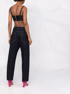 ( Nouvelle Collection ) Versace Brassière Medusa Head En Jean 2D400 NAVY BLACK -Pas Cher Versace Boutique 17333803 37731510 600