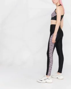 ( Nouvelle Collection ) Versace Haut Crop à Imprimé La Greca 5P200 BLACK -Pas Cher Versace Boutique 17333813 02432336 41d3 4324 b919 b0584758305b 600